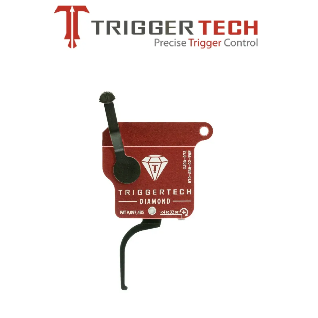 [TTDIABCPVDRH] TriggerTech Remington 700 Diamond Trigger (Right, PVD Black Curved)