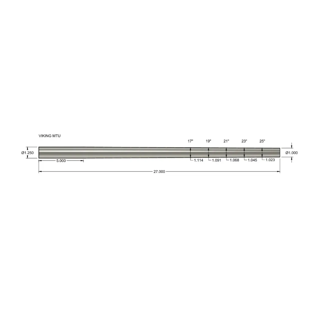 [27VMTU308/10T] Stainless Blanks - Viking MTU (7.62mm/.308, 10)